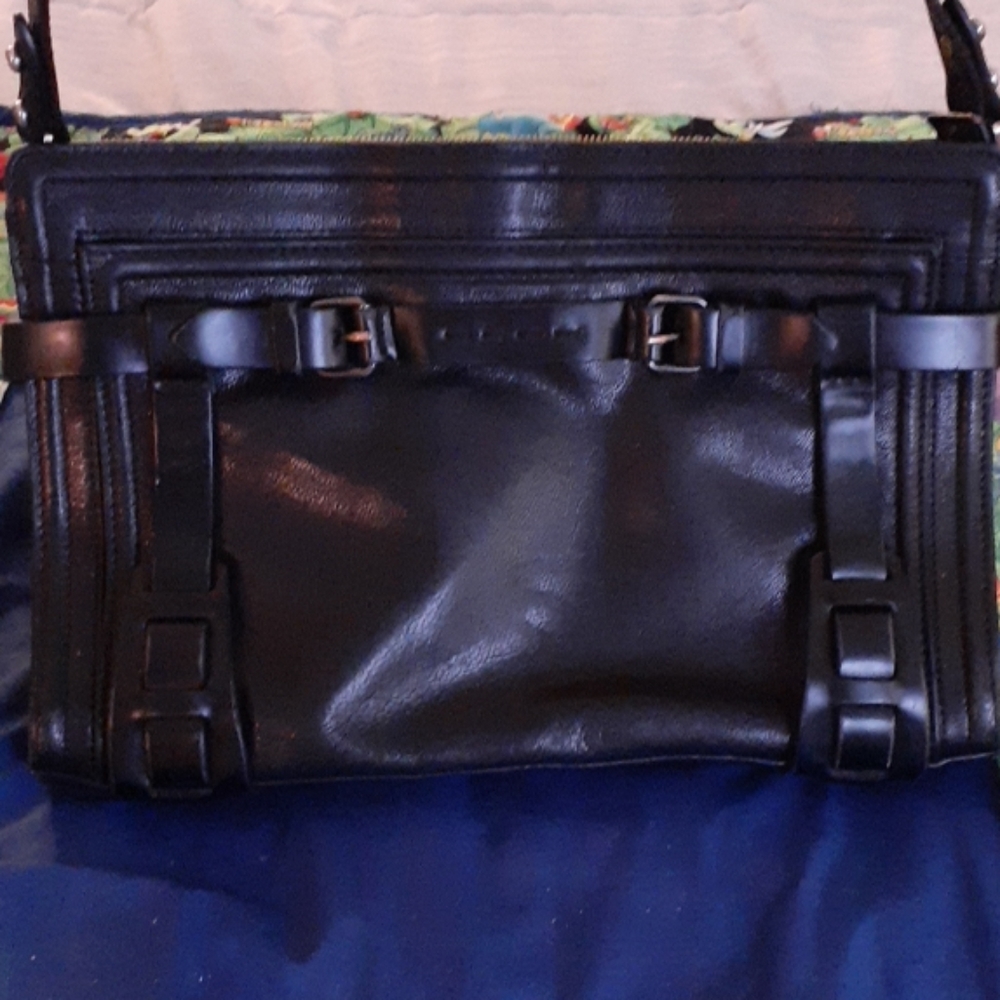 Black Leather Crossbody